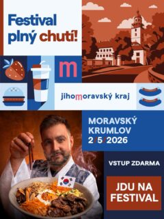 Přesně za 24 hodin zahajujeme letošní první Festival plný chutí v Moravském Krumlově!🥳 Těšíte se? Protože my neuvěřitelně! 🤩
Abychom předešli zmatkům, máme tu pro vás dvě užitečné věci:
☝🏻 Váš kapesní průvodce po festivalu v Moravském Krumlově.😉 Vy ho sice dostanete zítra při vstupu v tištěné a hezčí podobě🗞️ (mimo jiné také proto, abyste mohli sbírat razítka do soutěže o hezké ceny ze stánku @jihomoravsky_kraj_official ), ale určitě se bude hodit základní info i v digitální podobě.😌
✌🏻 Parkování! 🅿️ No, sice je to lepší hromadnou dopravou, protože kdo by za vás pak ochutnával všechno dobré od pivovarů🍻 a vinařů?🍷 Ale pokud není zbytí, určitě se vám bude hodit tip, kde vaše auto🚗 po dobu festivalu zaparkovat. 
Tak a teď už nám zbývá jen počkat a pak si to pořádně užít!🤩 Zítra u zámku v Moravském Krumlově ahoj!👋🏻