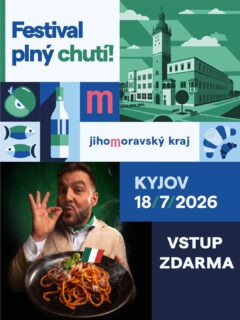 Za dvě hodiny otevíráme brány kyjovského Festivalu plného chutí!🤩 Program je nabitý, tak si nezapomeňte hlídat časy, aby vám nic neuteklo!😉 
U vchodu dostanete do ruky program🗞️, kde vše potřebné najdete, ale vždy se hodí mít i elektronického pomocníka v telefonu.☺️
A teď už zbývá si to celé jen užít!❤️ Vidíme se, těšíme se!
#festivalplnychuti #fpch2026 #foodfest #kyjov